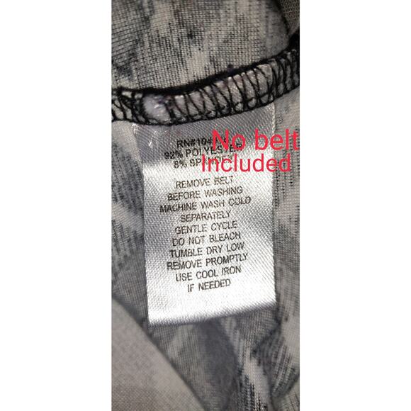 Plaid Flannel Shirt Dress BLACK & WHITE Plus Size 3X ALLISON BRITNEY Very Soft - Picture 16 of 16